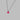 Hot Pink Dog Paw Necklace
