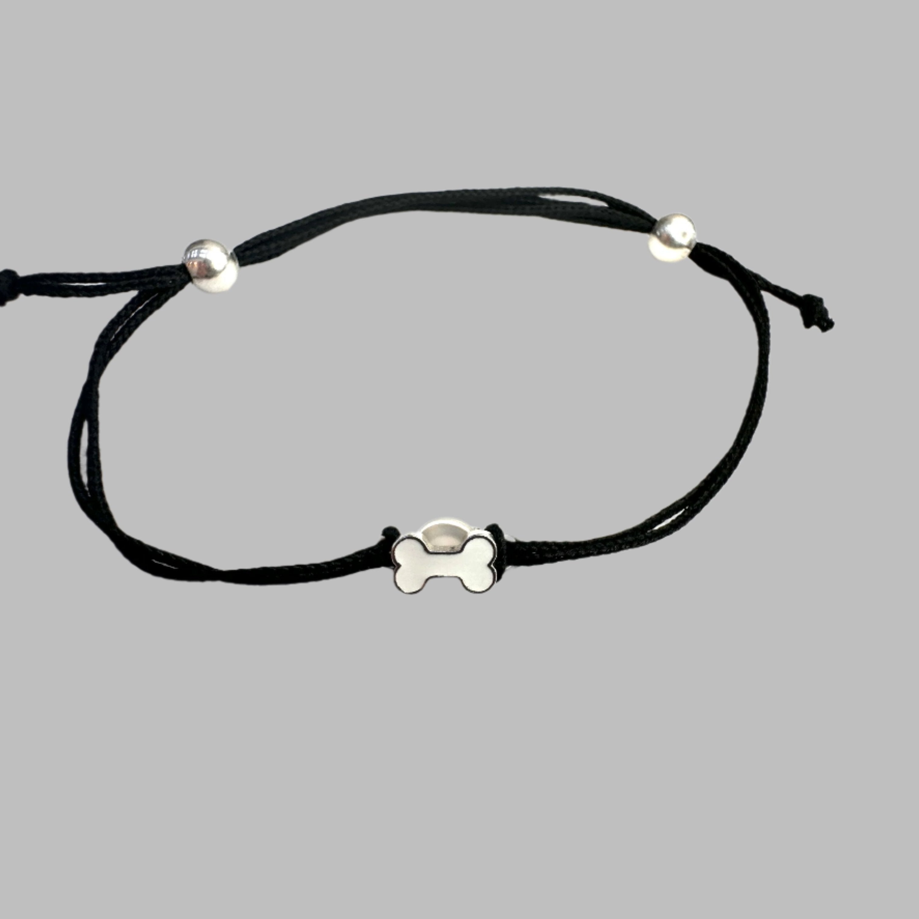 Dog bone cord bracelet