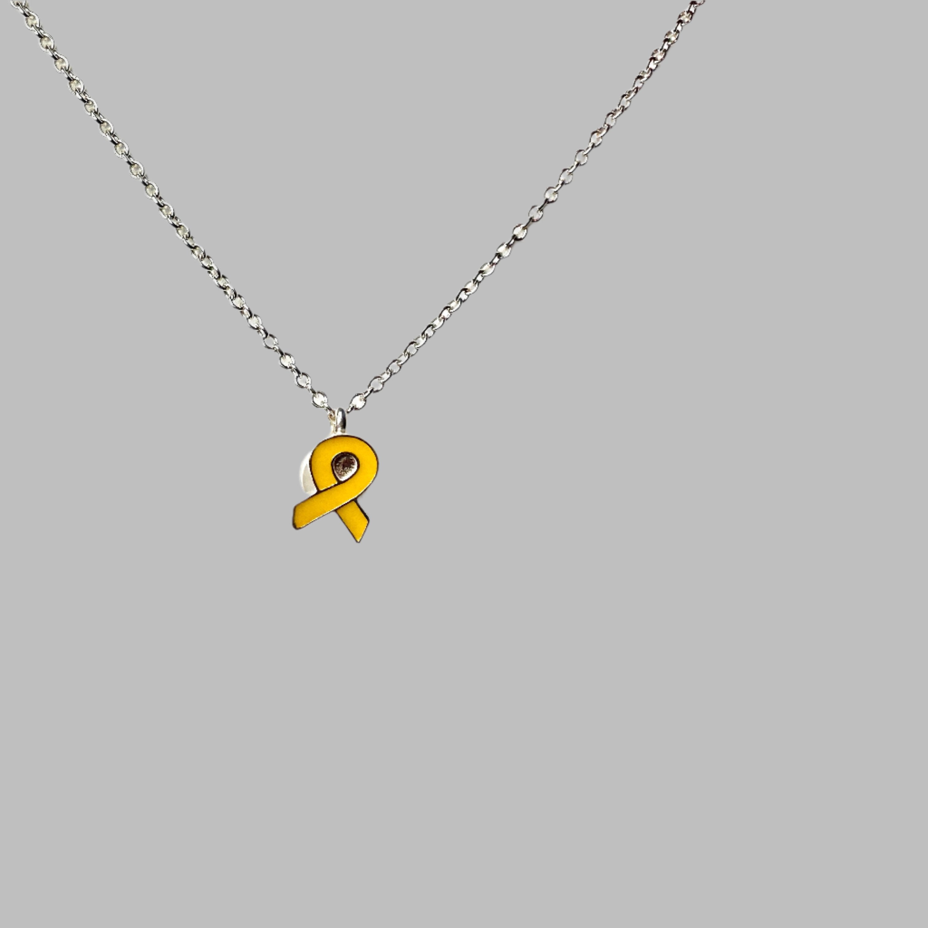 ￼ Childhood cancer awareness necklace￼