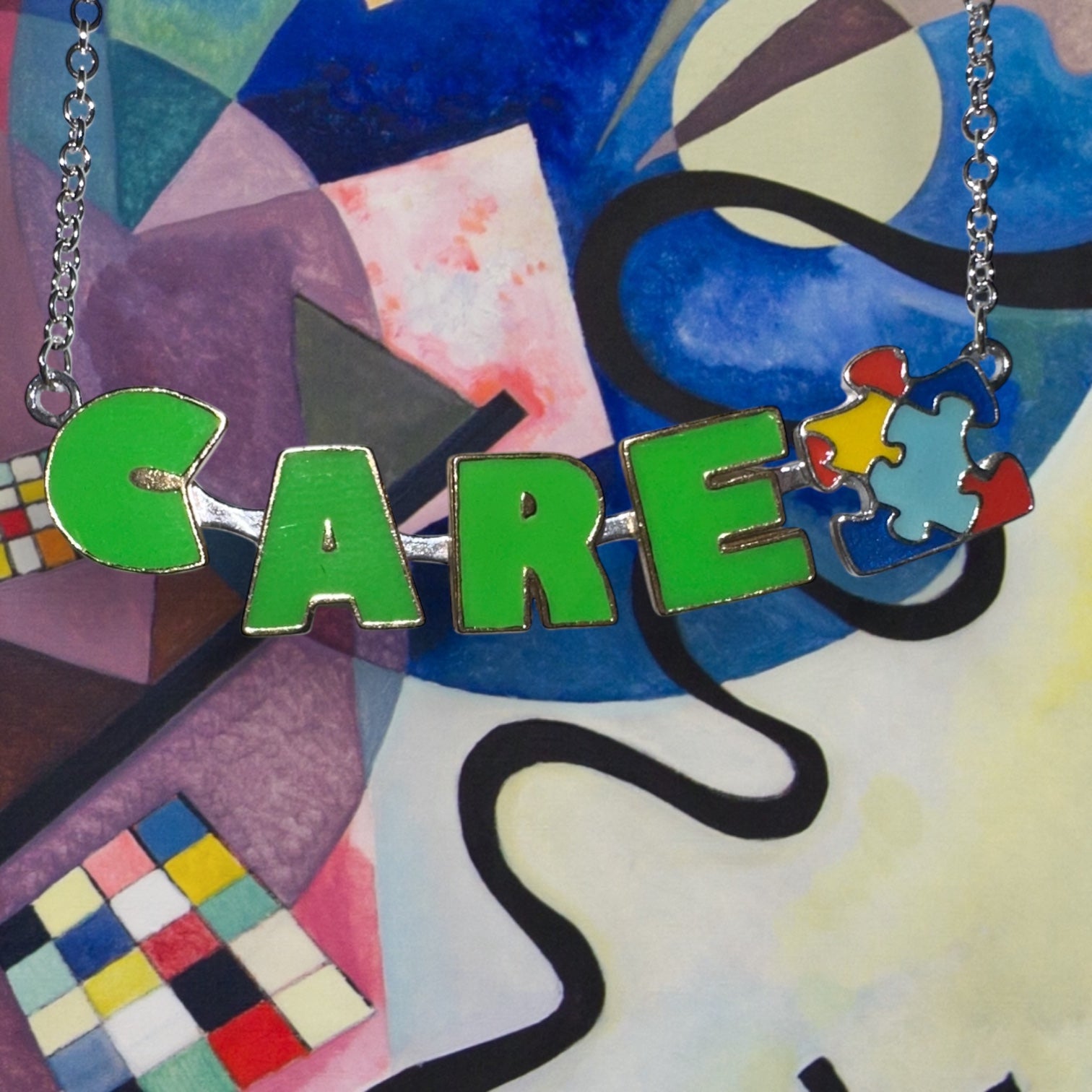 Care about autism necklace