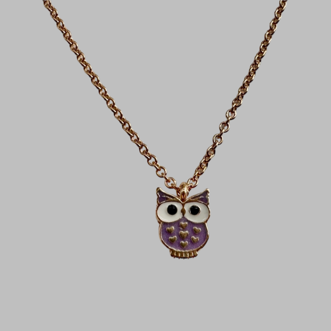 Wise owl necklace